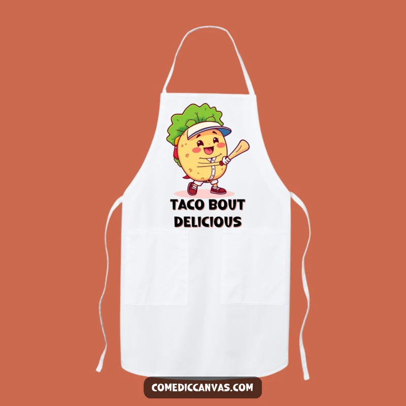 Funny Taco Baseball Champion Apron Cook Up Wins in the Kitchen