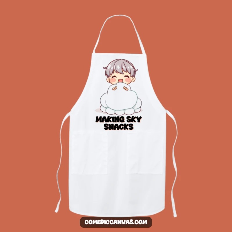 Funny Cloud Sculpting Apron: Create Artfully in the Kitchen