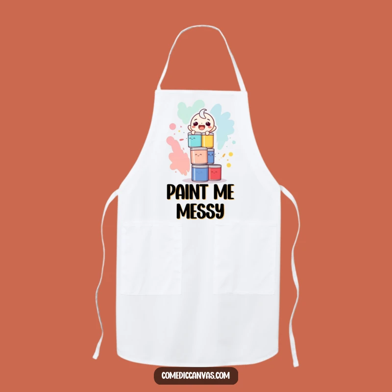 Funny Paint Can Balance Apron: Protect & Amuse, Essential Funny Gift