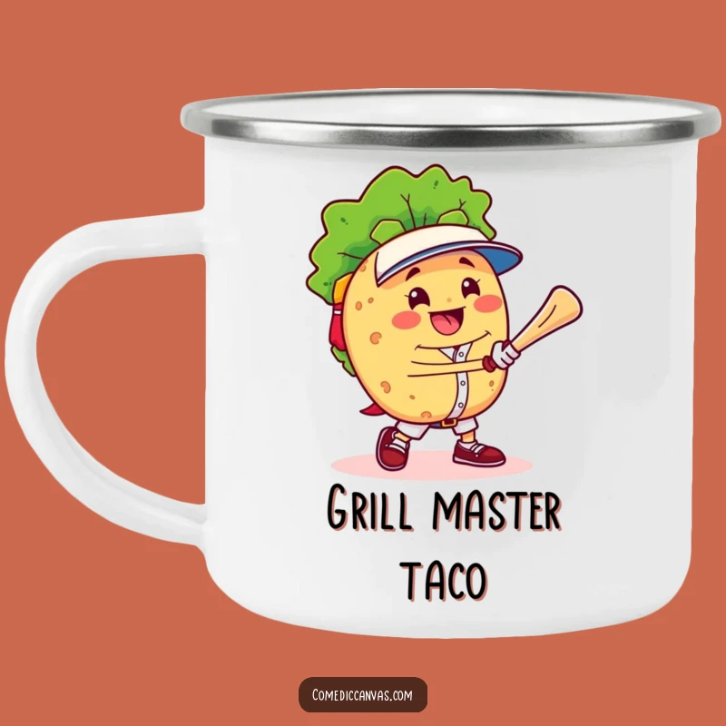 Funny Taco Baseball Champion Camping Mug Fuel Your Adventures Deliciously