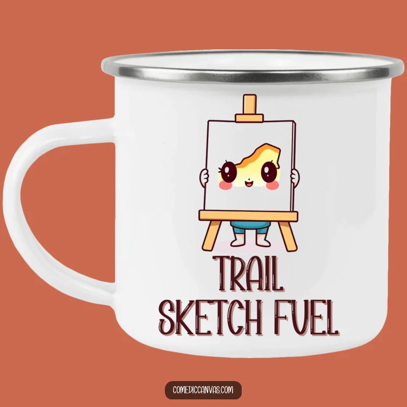 Funny Artist Easel Camping Mug: Your Trailside Creative Companion