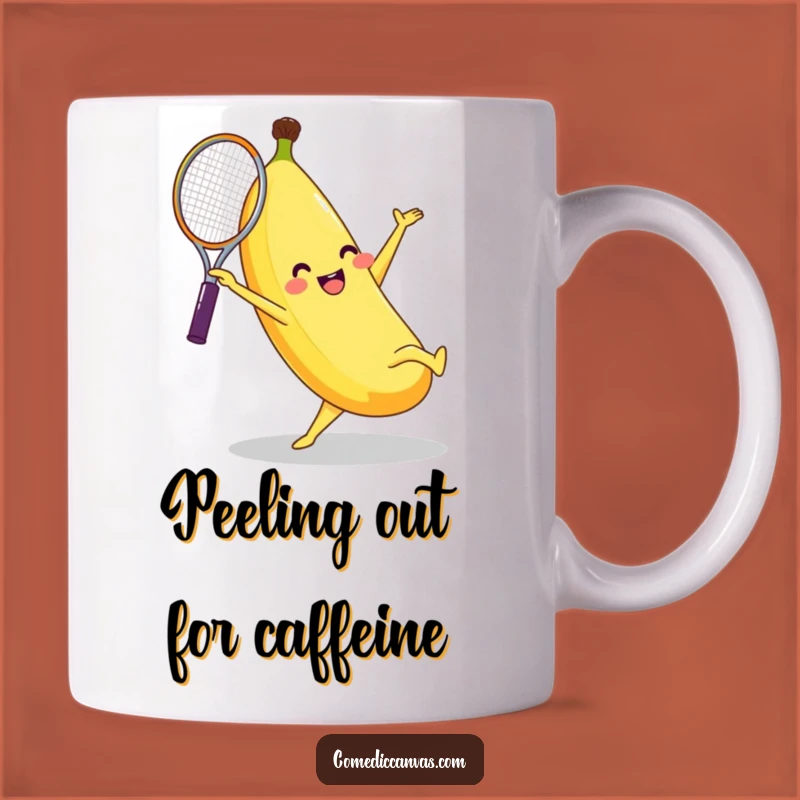 Funny Banana Tennis Cartwheel Mug a Hilarious Gift for Tennis Lovers