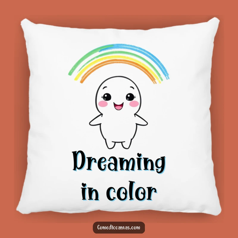 Funny Crayon Rainbow Pillow - Cozy Comfort & Cheerful Art Accent