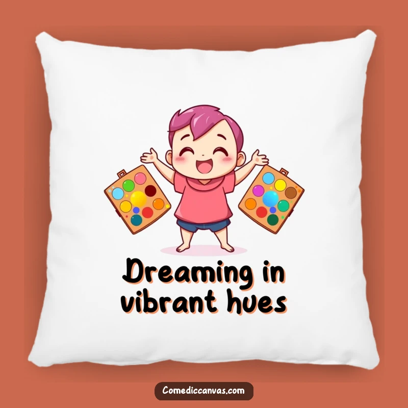 Funny Juggling Artist Pillow - Comfy, Hilarious Accent for Creative Spaces