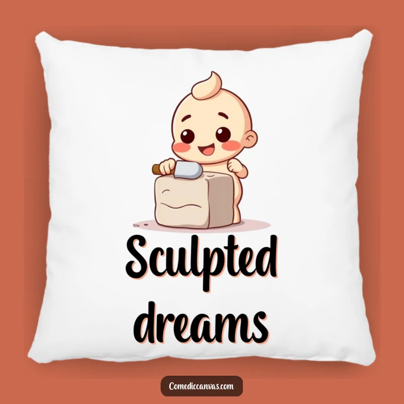 Funny Chisel Pillow: Add Comical Comfort and Sculptural Charm to Your Space