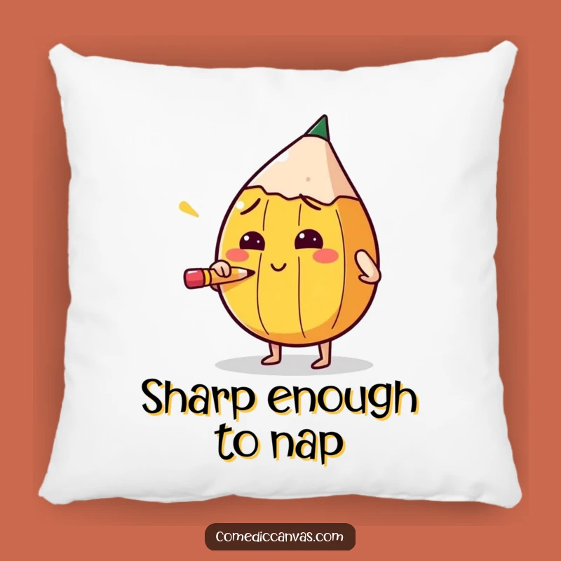 Funny Pencil Sharpening Pillow: Comfort for the Concentrated