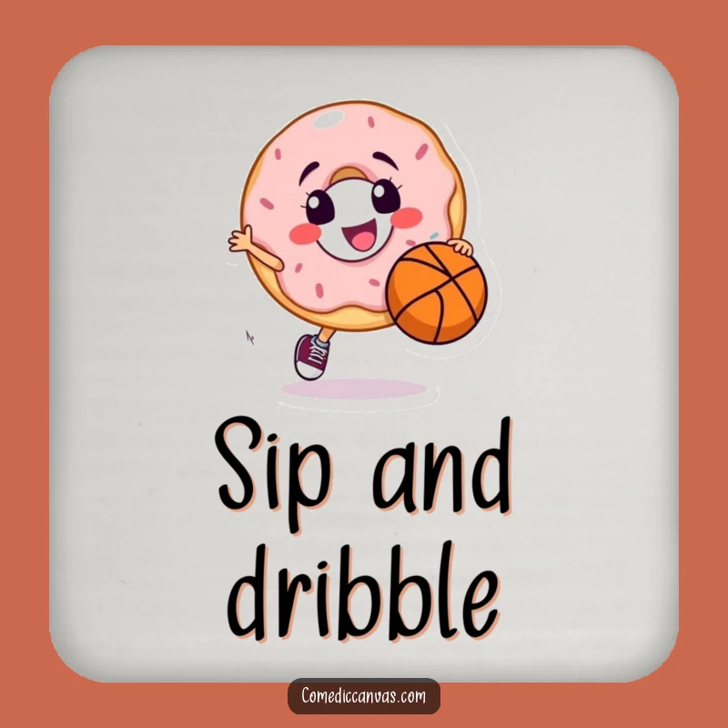 Funny Donut Dribbling Coaster, a Hilarious Protection for Your Surfaces