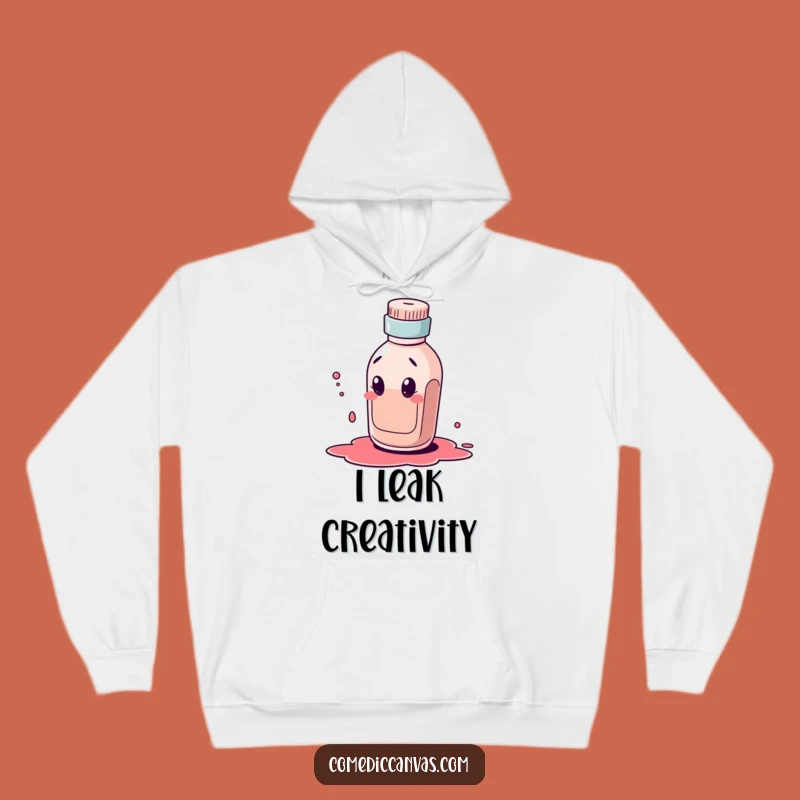 Cozy Funny Ink Bottle Character Hoodie: Embrace Creative Chaos in Comfort