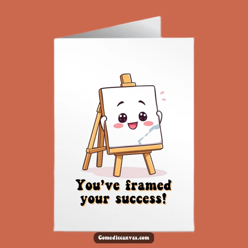 Free Printable Congrats Card: Easel Celebrates Art, Funny Downloadable Gift Idea
