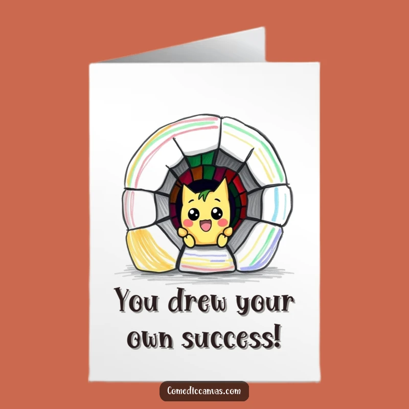 Funny Free Printable Congrats Card: Crayon's Great Escape, Unique Downloadable Congratulations