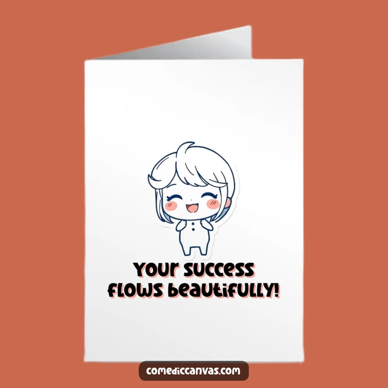 Free Printable Congratulations Card: Elegant Ink Pen Artist - Humorous Downloadable Art