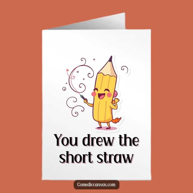 Funny Free Printable Thank You Card: Pencil Drawing, Express Gratitude Fun!