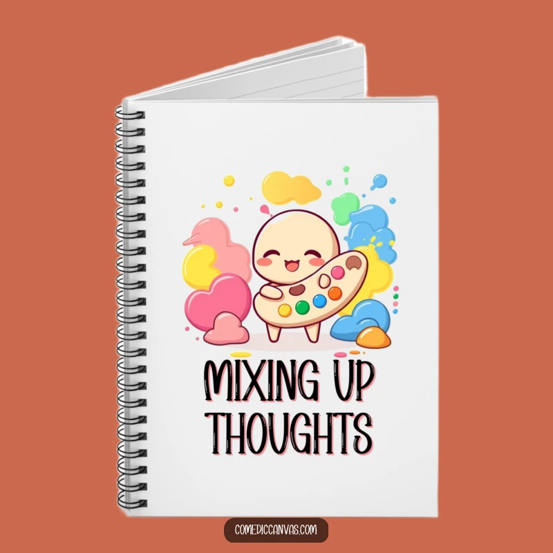 Funny Palette Paint Notebook - Ideas, Colors & Hilarious Art Journal