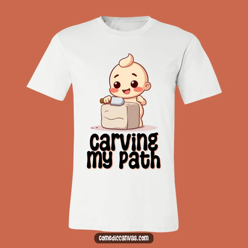 Funny Chisel T-Shirt: Wear Your Sculpting Passion with Comical Artistic Flair