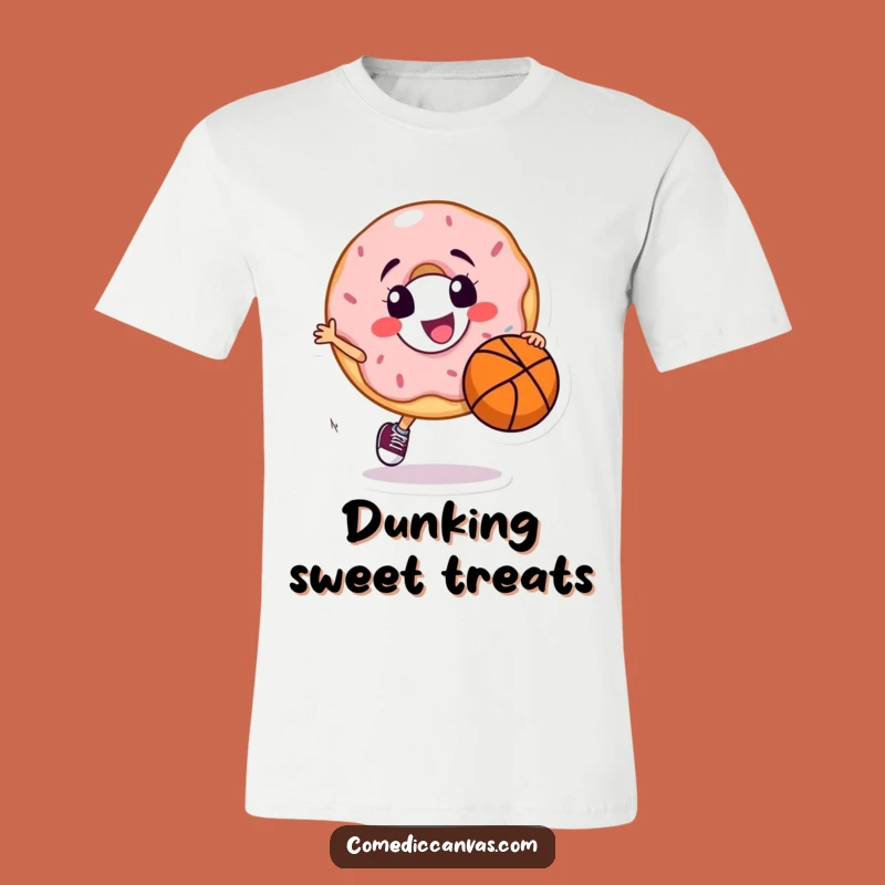 Funny Donut Dribbling T-Shirt, a Playful and Sporty Outfit