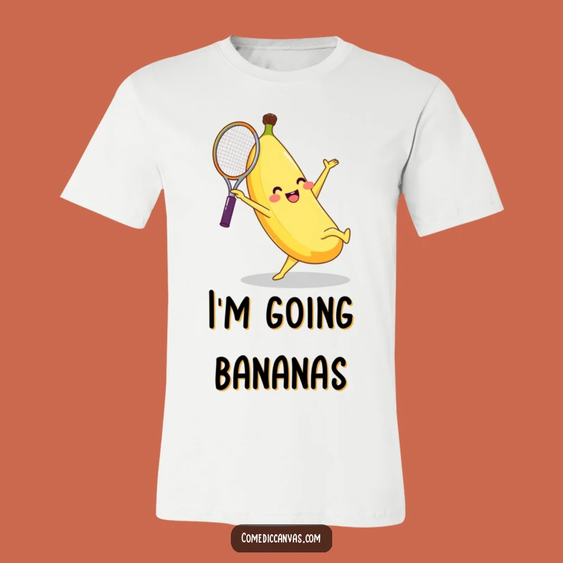 Funny Banana Tennis Cartwheel T-Shirt a Hilarious Playful Outfit Idea