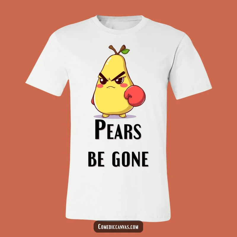 Funny Grumpy Pear Boxer T-Shirt: Wear Your Attitude with Style