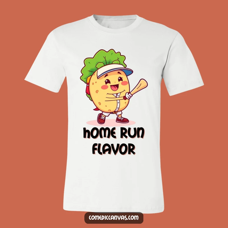 Funny Taco Baseball Champion T-Shirt Play Ball with Delicious Style
