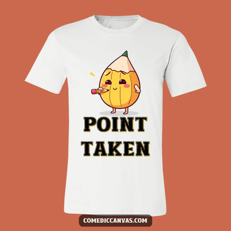 Funny Pencil Sharpening T-Shirt: Get Focused and Laugh
