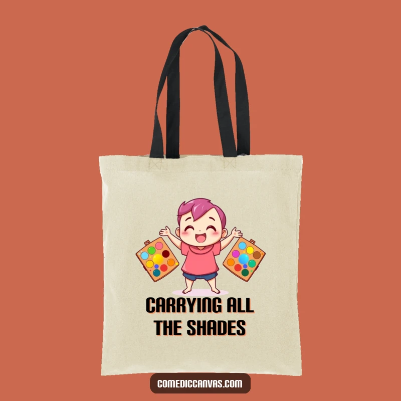 Funny Juggling Artist Tote Bag - Carry Your Colors, Hilarious Gift