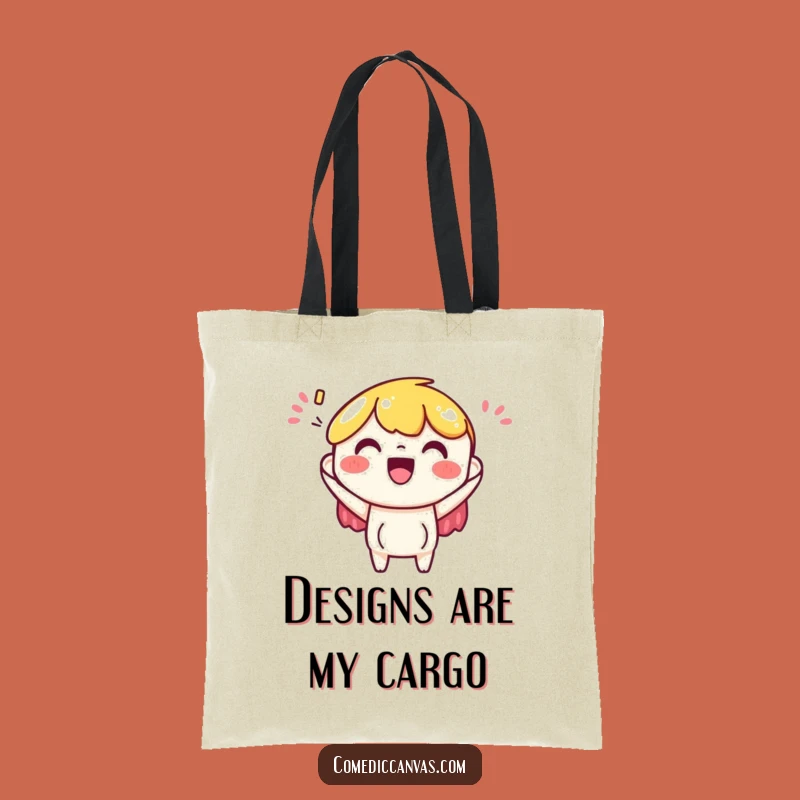 Funny Art Paper Tote Bag: Carry Your Designs with Pride