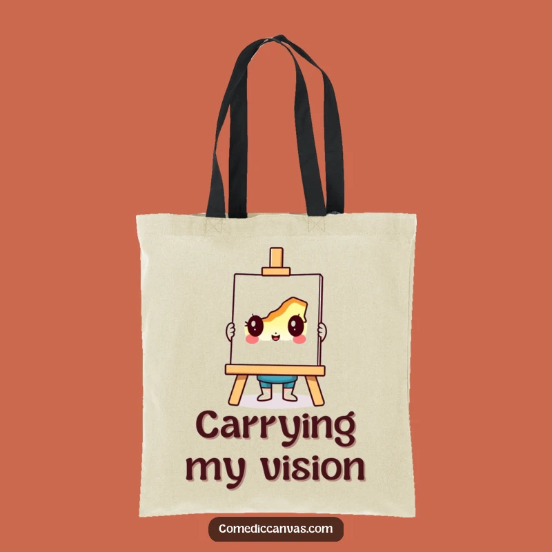 Funny Artist Easel Tote Bag: Carry Your Supplies with Style