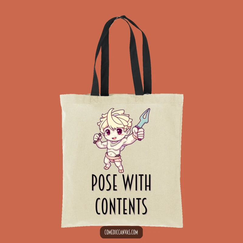 Funny Sculpture Arm Tote Bag: Carry Your Essentials with Dramatic Artistic Style